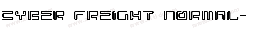 CYBER FREIGHT Normal字体转换